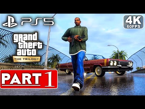GTA SAN ANDREAS DEFINITIVE EDITION Gameplay Walkthrough Part 1 [4K 60FPS PS5] - No Commentary