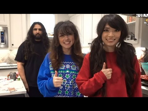 Emiru, Bonnie & Esfand Vibing While Making Christmas Cookies