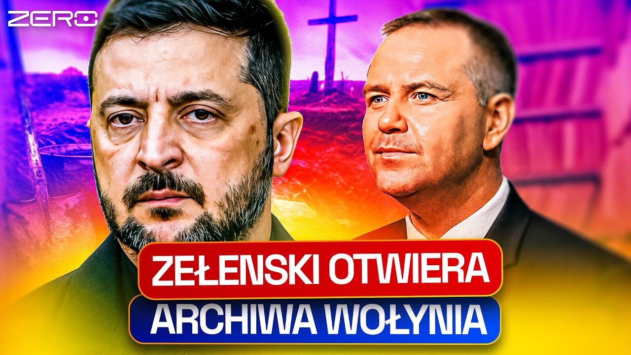 PRZEŁOM W SPRAWIE WOŁYNIA? ZEŁENSKI OTWIERA ARCHIWA I OBIECUJE EKSHUMACJE