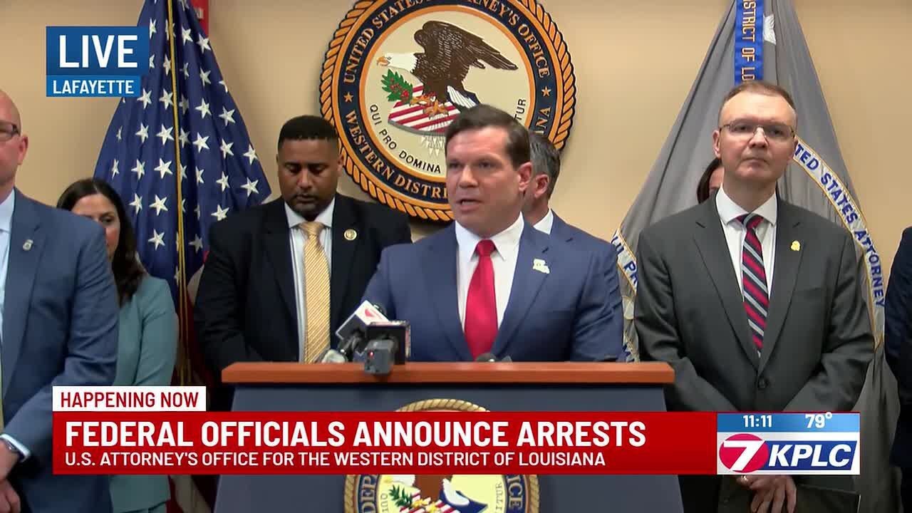 Officials announce arrests in major La. drug trafficking network