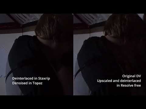 01 Deinterlacing old footage In DavInici Resolve & StaxRip