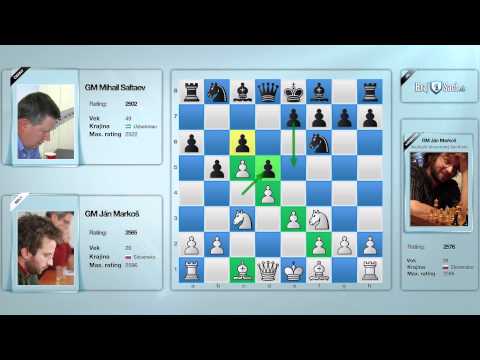 Veľmajster vysvetľuje — GM Markoš vs. GM Saltaev