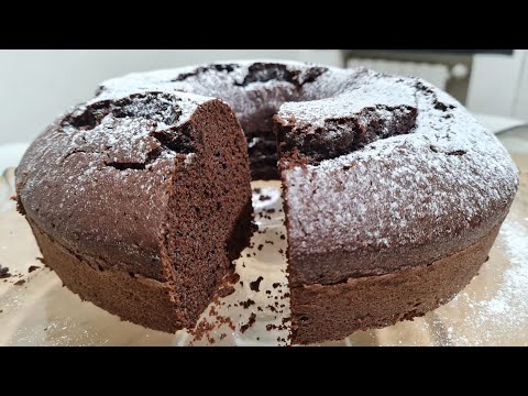 Ricetta Ciambellone al cacao ALTO, SOFFICE e UMIDO che sta spopolando sul web