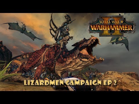 Total War: Warhammer II! Lizardmen (Mazdamundi) campaign gameplay - the Sage let's play - ep 2