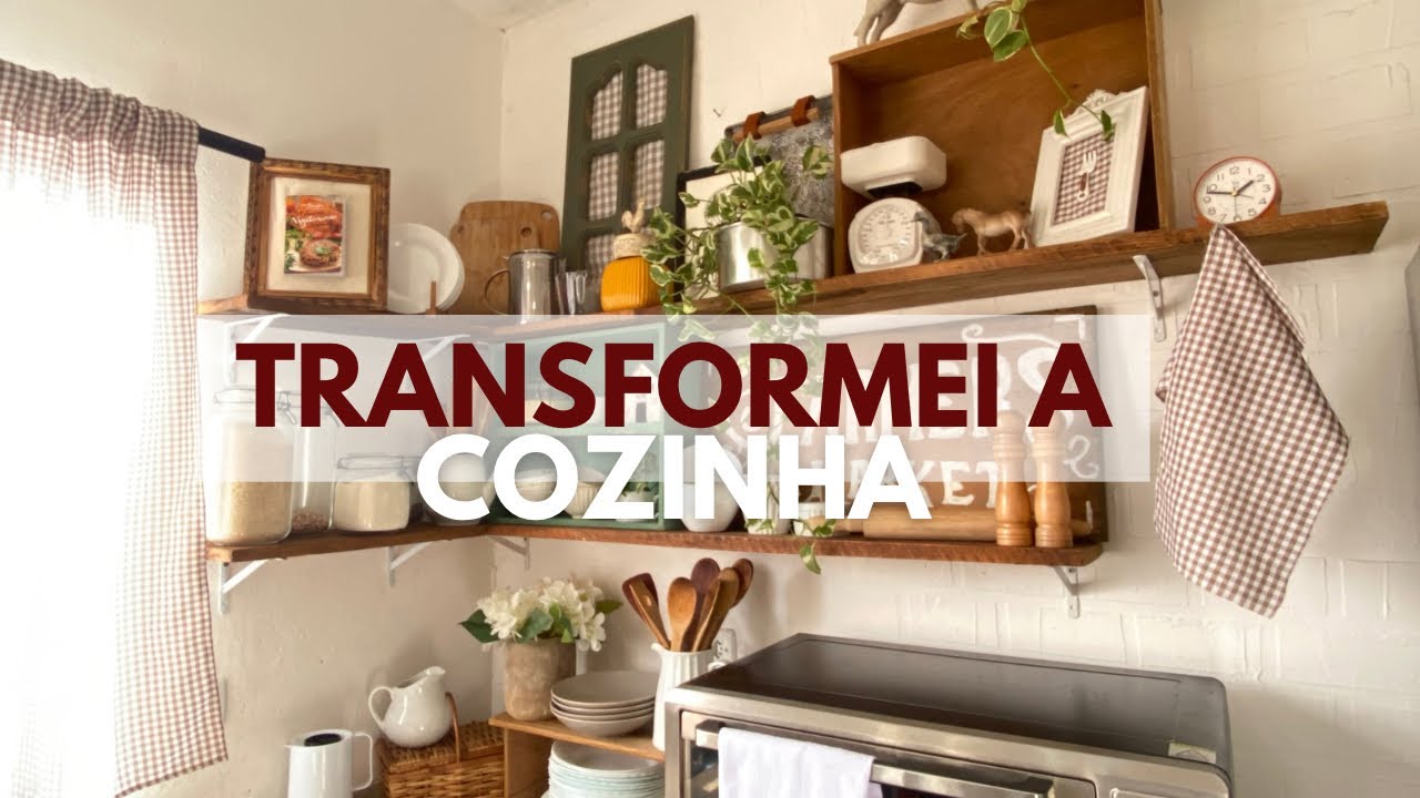 Transformei a cozinha com idéias simples e fáceis