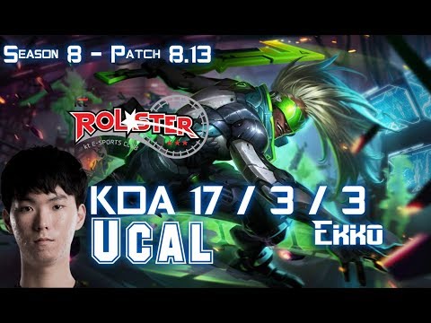 KT Ucal EKKO vs ZOE Mid - Patch 8.13 KR Ranked
