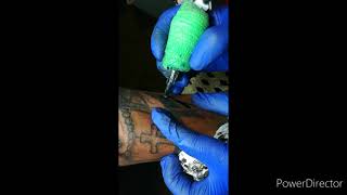 The Bad Nun tattoo time lapse