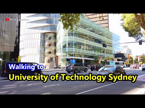 AUSTRÁLIA - Caminhando até a Universidade de Tecnologia de Sydney