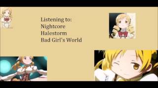 Nightcore  - Bad Girl&#39;s World