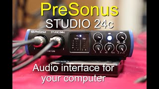 Video thumbnail for PreSonus Studio 24c Audio Interface -Is this a good buy? by Avp Studios