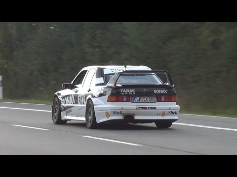 Mercedes-Benz 190E 2.5 16V EVO II - In action on the Nürburgring!