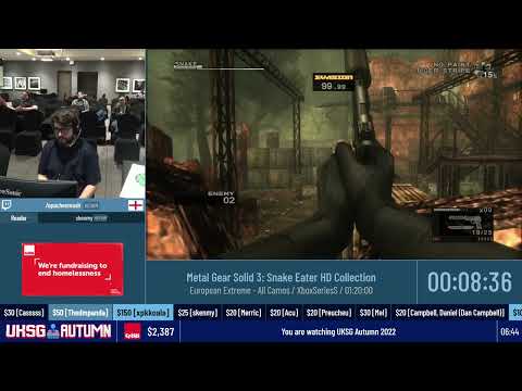 Autumn '22 | Metal Gear Solid 3: Snake Eater | European Extreme - All Camos | ApacheSmash | 1:20:05