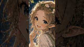 「道しるべ、隠しちゃおーっと♪」🧚‍♀️いたずら好きな妖精。でも、困りすぎている旅人を見ると――？🤍9月3日の誕生花「シンフォリカルポス」#ほのかの花絵本 #朗読