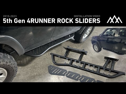 [2010-2023] Toyota 4Runner 5th Gen Rock Sliders - Installation (with and without KDSS)