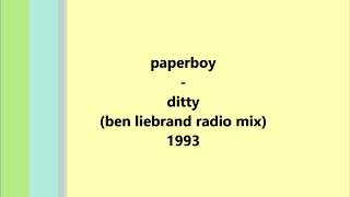 paperboy - ditty (ben liebrand mix) 1993