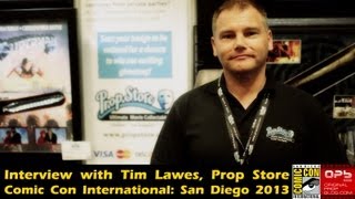 San Diego Comic Con 2013: Interview with Tim Lawes, Prop Store video
