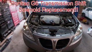 Pontiac G6: Shift Solenoid Replacement 4T65E! P0758 P0753 Fixed!!