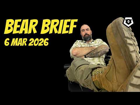 Iran War Cost | AI Bubble | National Intel | Bear Brief 6MAR26