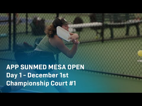 APP Sunmed Mesa Open CC1 : Mens & Womens Pro Singles