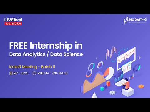 Free Data Analytics Data Science Internship | Batch 11 | 360DigiTMG