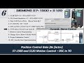 MS05h Siemens S120 6 How To Tune The TO Positioning Closed Loop Gain Kv In TIA Portal