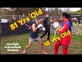 Wow 🤩  51yrs Old Vs. 18yrs Old Kickboxing in Streetbeefs! 51세 파이터 미국 스트리트파이트!!!