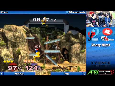 Forte 2 Melee - MOR Axe (Pikachu) vs Yasu (Fox) - Money Match
