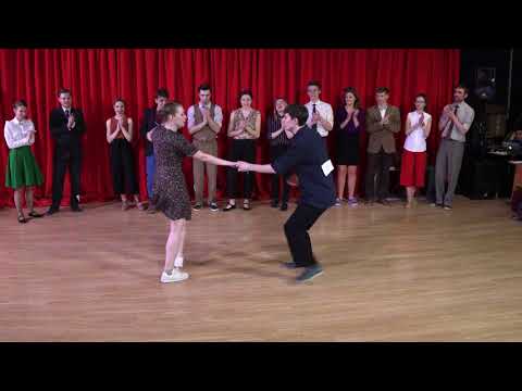 Anastasia Titova & Ivan Pobeguts at Lindy Hop Advanced Strictly Finals. Tantsklass Cup 2018