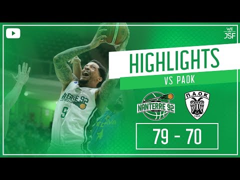 Highlights Nanterre 92 vs PAOK