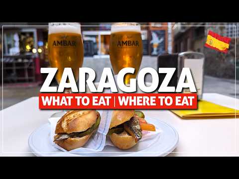 🍽️ the TOP foods you must try in ZARAGOZA and where to eat them 🇪🇸 #151