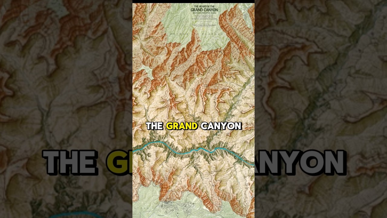 Heart of the #grandcanyon #maps #nationalpark @natgeo #drtimshistory