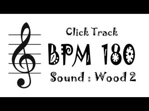 【BPM 180】Wood 2 - Click Track Metronome