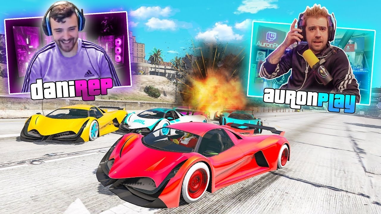 EL ÚLTIMO EXPLOTA CON AURONPLAY! PERDÓN!! - GTA 5 ONLINE