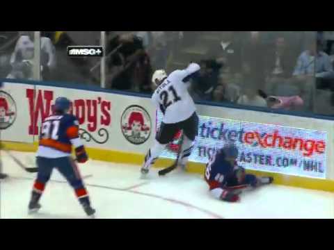 Mattias Ritola hit on Moulson - NHL MSG+ Feed