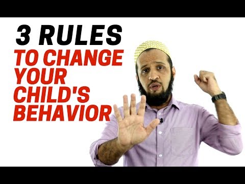 How To Change Your Child's Behavior : Follow These 3 Rules! Video