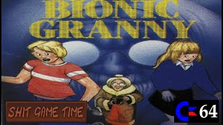 SHIT GAME TIME: BIONIC GRANNY (C64 - Contains Swearing!)