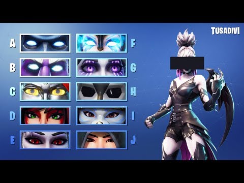 ADIVINA LA SKIN DE FORTNITE POR SUS OJOS | tusadivi