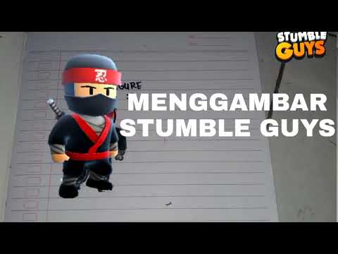 MENGGAMBAR KARAKTER STUMBLE GUYS | HIKMAH AULIA