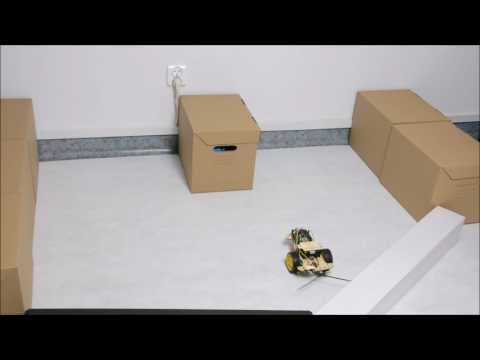 Kurs budowy robotów z Arduino - czujniki przeszkód, test nr 2