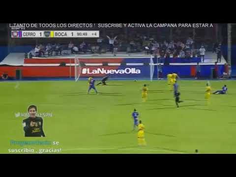 Gol de Diego Churin  - Cerro Porteño 1 x 1 Boca Juniors - Amistoso Internacional