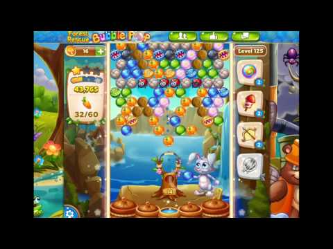 Forest Rescue bubble pop level 125