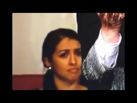 Young woman winces at Hillary Clinton remarks Video