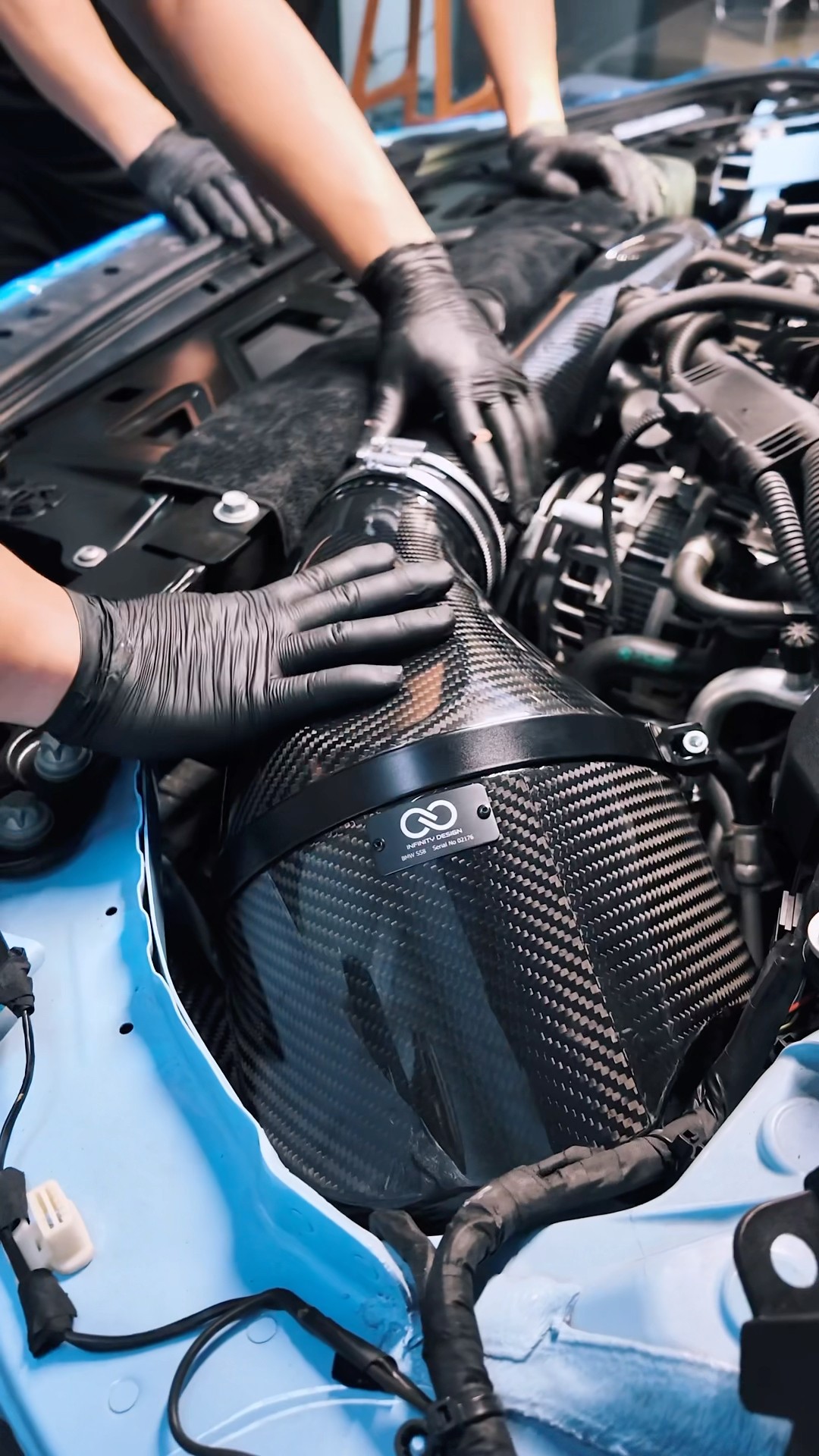 Infinity Design carbon intake #BMW #G87 #M2 #GFORCE