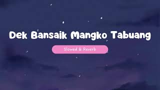 Download lagu Dek Bansaik Mangko Tabuang - Dila Salih (Slowed & Reverb) mp3