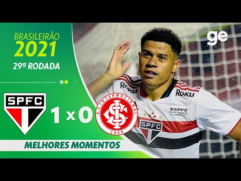 SÃO PAULO 1 X 0 INTERNACIONAL | MELHORES MOMENTOS | 29ª RODADA BRASILEIRÃO 2021 | ge.globo