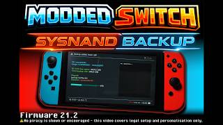 How to Backup Your SysNAND on a Modded Nintendo Switch | Full NAND Backup Guide