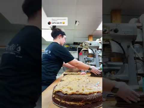 German Chocolate Cake #shorts #baking #germanchocolatecake