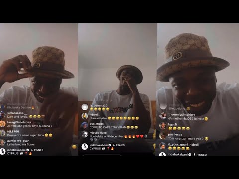 Toss IG live talking about Mjolo😂😂