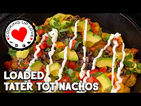 Tater Tot Nachos Recipe | Totchos Tater Tot Casserole | Cooking Up Love