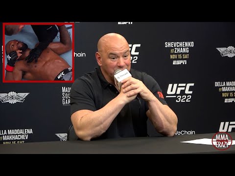 Dana White reacts to Leon Edwards KO loss to Carlos Prates at UFC 322